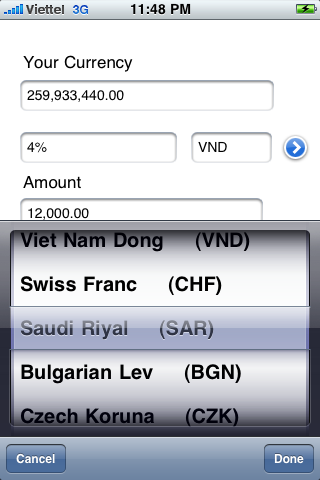 Visa forex calculator